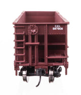 50' 100-Ton 4-Bay Hopper - Ready to Run -- Chicago & Eastern Illinois #587908-3
