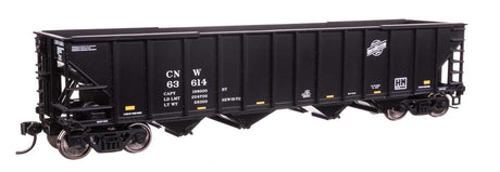 50' 100-Ton 4-Bay Hopper - Ready to Run -- Chicago & North Western(TM) #63614-1