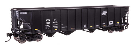 50' 100-Ton 4-Bay Hopper - Ready to Run -- Chicago & North Western(TM) #63614-2