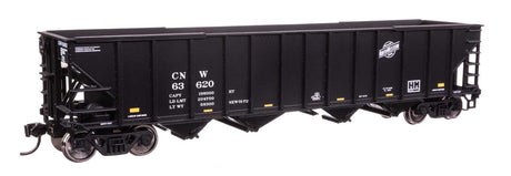 50' 100-Ton 4-Bay Hopper - Ready to Run -- Chicago & North Western(TM) #63620-1