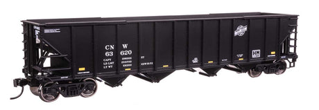50' 100-Ton 4-Bay Hopper - Ready to Run -- Chicago & North Western(TM) #63620-2