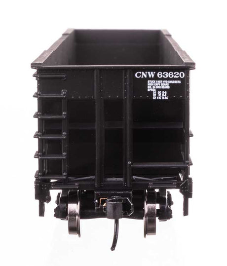 50' 100-Ton 4-Bay Hopper - Ready to Run -- Chicago & North Western(TM) #63620-4