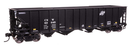50' 100-Ton 4-Bay Hopper - Ready to Run -- Chicago & North Western(TM) #63645-1