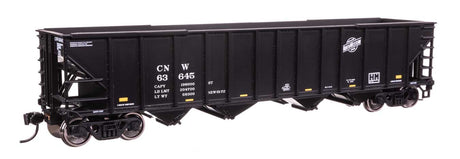 50' 100-Ton 4-Bay Hopper - Ready to Run -- Chicago & North Western(TM) #63645-2