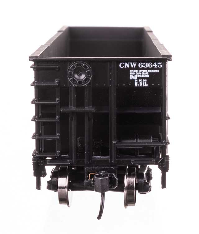 50' 100-Ton 4-Bay Hopper - Ready to Run -- Chicago & North Western(TM) #63645-3