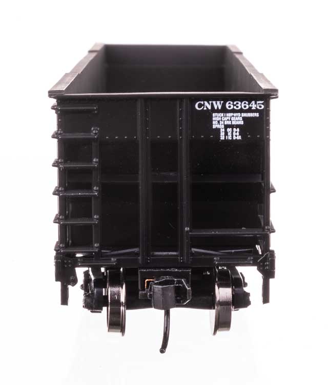 50' 100-Ton 4-Bay Hopper - Ready to Run -- Chicago & North Western(TM) #63645-4