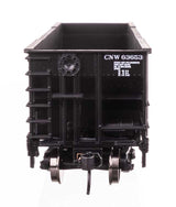 50' 100-Ton 4-Bay Hopper - Ready to Run -- Chicago & North Western(TM) #63653-3