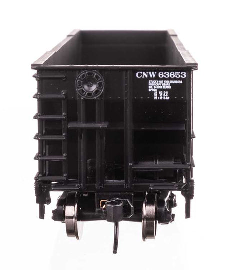 50' 100-Ton 4-Bay Hopper - Ready to Run -- Chicago & North Western(TM) #63653-3