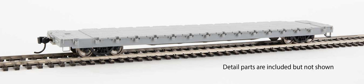 60' Pullman-Standard Bulkhead Flatcar (48' IL) - Ready to Run -- Undecorated-2