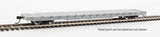 60' Pullman-Standard Bulkhead Flatcar (48' IL) - Ready to Run -- Undecorated-2