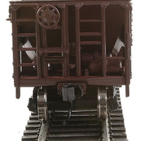 24' Minnesota Ore Car 6-Pack - Ready to Run -- Chicago & North Western(TM) Set #2 (Patched Boxcar Red)