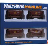 24' Minnesota Taconite Ore Car 4-Pack - Ready To Run -- Duluth, Missabe & Iron Range (T-Bird) #40003, 40013, 40026, 40031