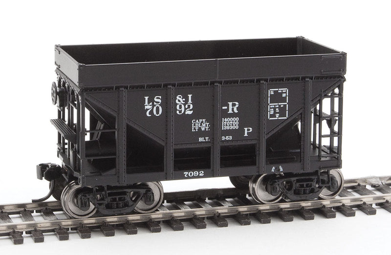 24' Michigan Taconite Ore Car 6-Pack - Ready To Run -- Lake Superior & Ishpeming #7007, 7020, 7025, 7060, 7080, 7092 (black)-1