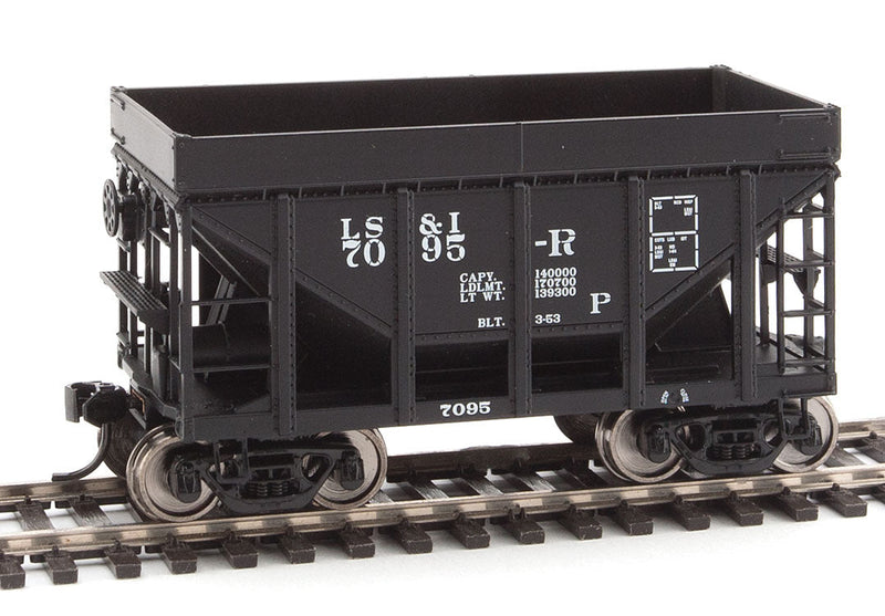 24' Michigan Taconite Ore Car 6-Pack - Ready To Run -- Lake Superior & Ishpeming #7009, 7021, 7055, 7078, 7088, 7095 (black)-1