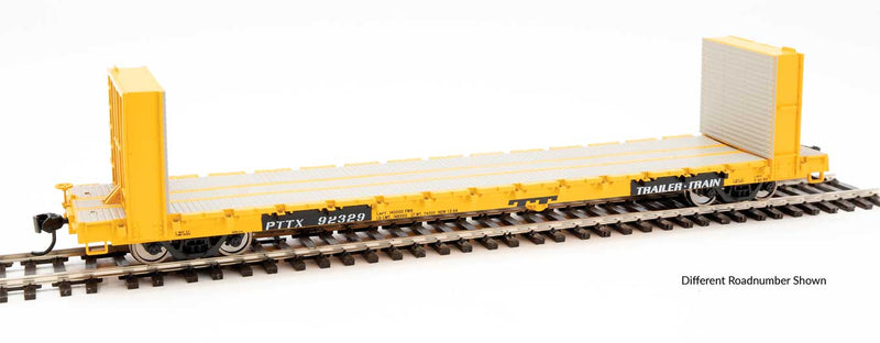 60' Pullman-Standard Bulkhead Flatcar (48' IL) - Ready to Run -- PTTX #92338