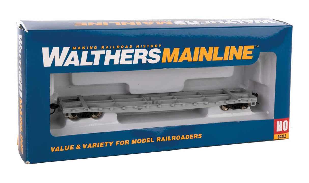 53' GSC Bulkhead Flatcar - Ready to Run -- Undecorated-2
