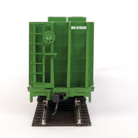 53' GSC Bulkhead Flatcar - Ready to Run -- Burlington Northern #616047 (Cascade Green)