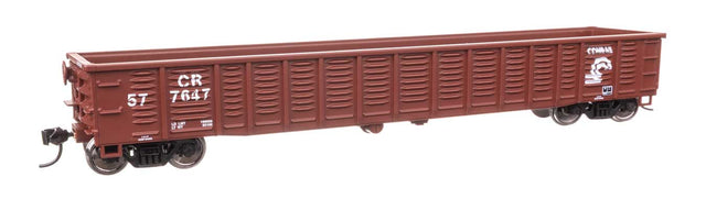 53' Corrugated-Side Gondola - Ready To Run -- Conrail #577647-1