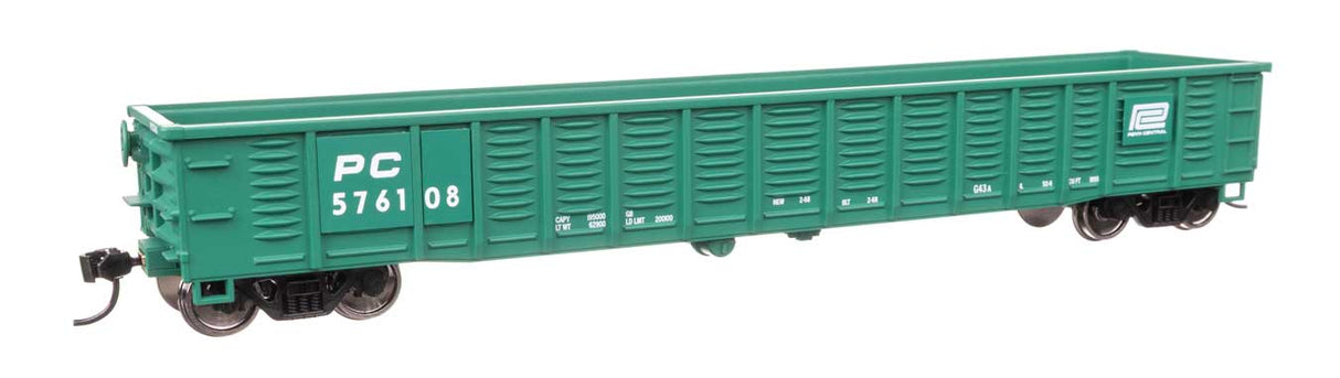 53' Corrugated-Side Gondola - Ready To Run -- Penn Central #576108-1