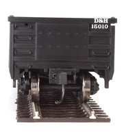 53' Railgon Gondola - Ready To Run -- Delaware & Hudson #15010 (black, white; Large Name)