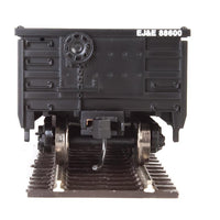 53' Railgon Gondola - Ready To Run -- Elgin, Joliet & Eastern #88600 (black, white)