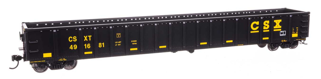 68' Railgon Gondola - Ready To Run -- CSX #491681-1