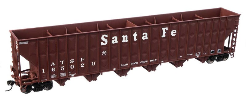 73'3" Greenville 7,000-Cubic-Foot Wood Chip Hopper - Ready-to-Run -- Atchison, Topeka & Santa Fe #165020-1