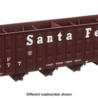 73'3" Greenville 7,000-Cubic-Foot Wood Chip Hopper - Ready-to-Run -- Atchison, Topeka & Santa Fe #165020