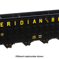 73'3" Greenville 7,000 Cubic Foot Wood Chip Hopper - Ready to Run -- Meridian & Bigbee #2014