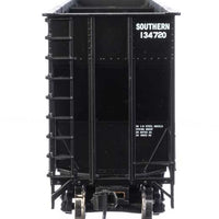 73'3" Greenville 7,000 Cubic Foot Wood Chip Hopper - Ready to Run -- Southern Railway #134111 (black, white; small name & number)