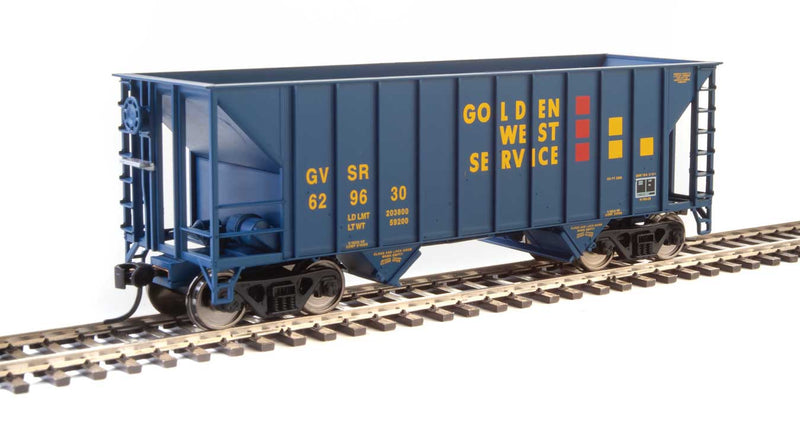 34' 100-Ton 2-Bay Hopper - Ready to Run -- Golden West #629630-1
