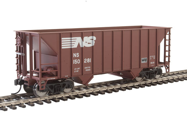 34' 100-Ton 2-Bay Hopper - Ready to Run -- Norfolk Southern #150281-1