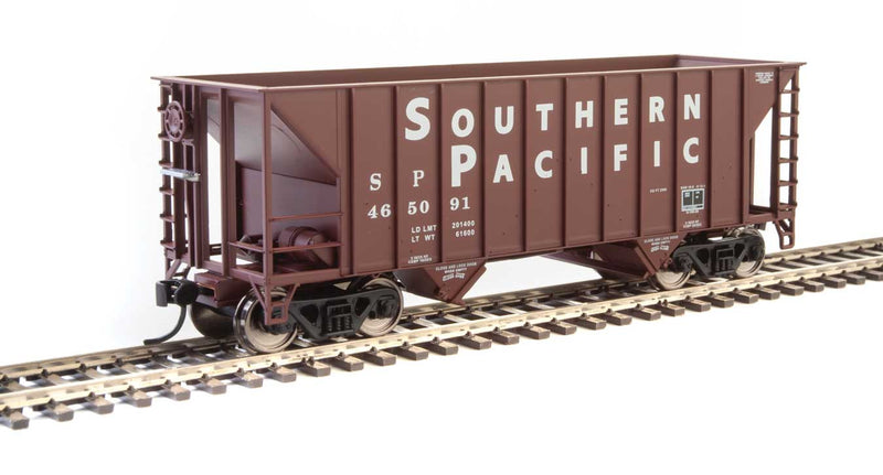 34' 100-Ton 2-Bay Hopper - Ready to Run -- Southern Pacific(TM) #465091-1