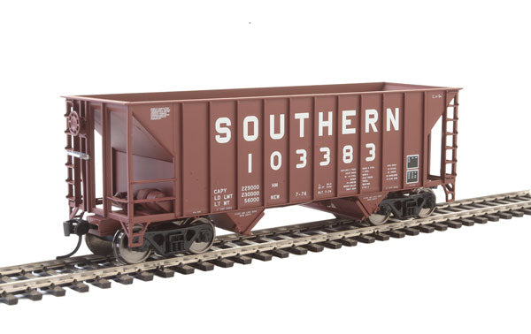 34' 100-Ton 2-Bay Hopper - Ready to Run -- Southern Railway #103383 (Brown)-1