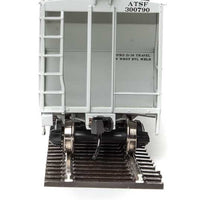 50' Pullman-Standard PS-2 2893 3-Bay Covered Hopper - Ready to Run -- Santa Fe #300790