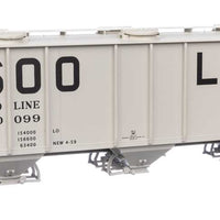 50' Pullman-Standard PS-2 2893 3-Bay Covered Hopper - Ready to Run -- Soo Line #70099