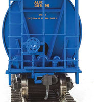 59' Cylindrical Hopper - Ready to Run -- Heritage Fund ALNX #396396 (blue, yellow, orange; Logo)