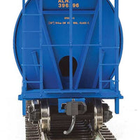 59' Cylindrical Hopper - Ready to Run -- Heritage Fund ALNX #396396 (blue, yellow, orange; Logo)