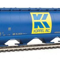 59' Cylindrical Hopper - Ready to Run -- Koppel KPLX #20102 (blue, yellow)