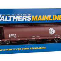 59' Cylindrical Hopper, Trough Hatches - Ready to Run -- Burlington Northern Santa Fe #421781 (oxide, white; Circle-Cross Logo)