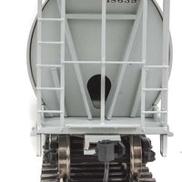 59' Cylindrical Hopper, Trough Hatches - Ready to Run -- National Railways of Mexico NdeM #118639 (gray, black script lettering)