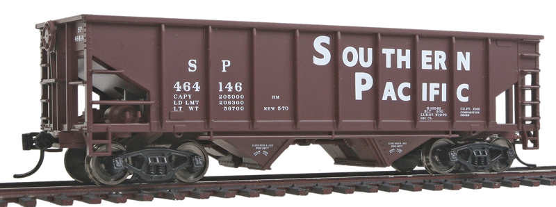 36' 2-Bay Ribbed Hopper - Ready To Run -- Southern Pacific(TM)-1