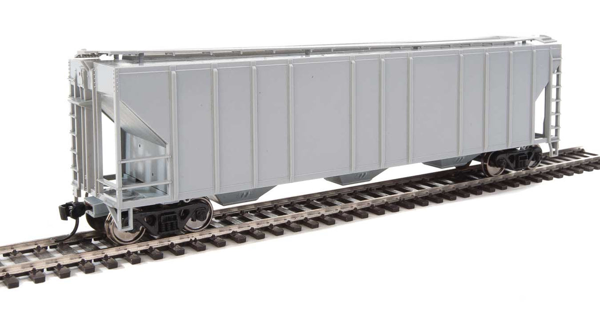 54' Pullman-Standard 4427 CD 3-Bay Covered Hopper - Ready to Run -- Undecorated-1