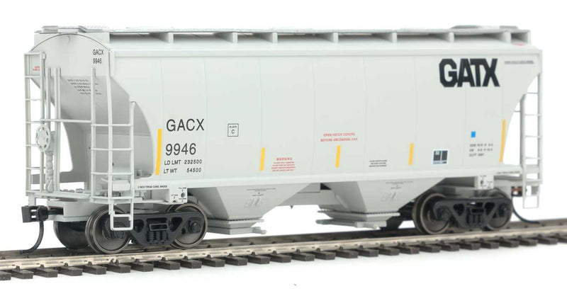 39' Trinity 3281 2-Bay Covered Hopper - Ready-to-Run -- General American Tankcar #9946