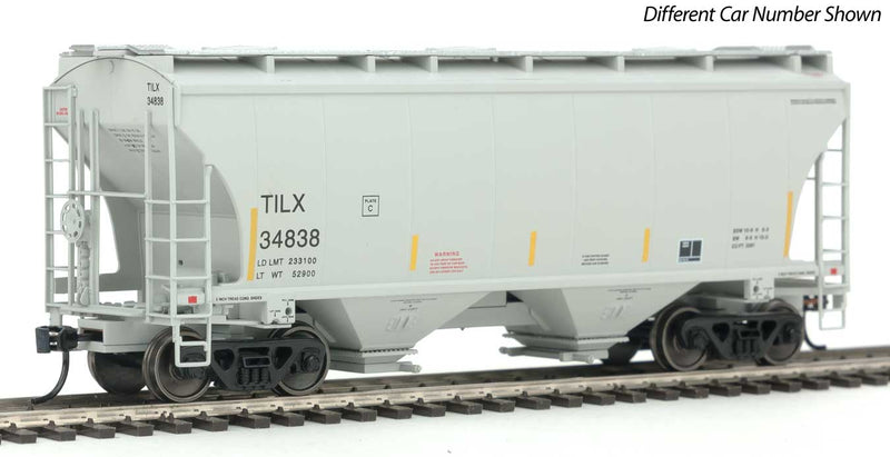 39' Trinity 3281 2-Bay Covered Hopper - Ready-to-Run -- Trinity Industries Leasing #34892