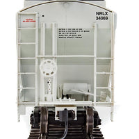 39' Trinity 3281 2-Bay Covered Hopper - Ready-to-Run -- NorRail Ciment Quebec Inc. NRLX #34069 (gray, black, red)