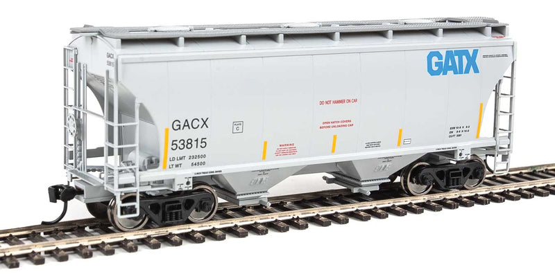 39' Trinity 3281 2-Bay Covered Hopper - Ready to Run -- GATX Corporation GACX #53815-1