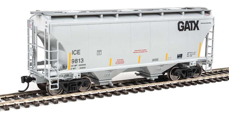 39' Trinity 3281 2-Bay Covered Hopper - Ready to Run -- Iowa, Chicago & Eastern w/GATX Logo #9813-1