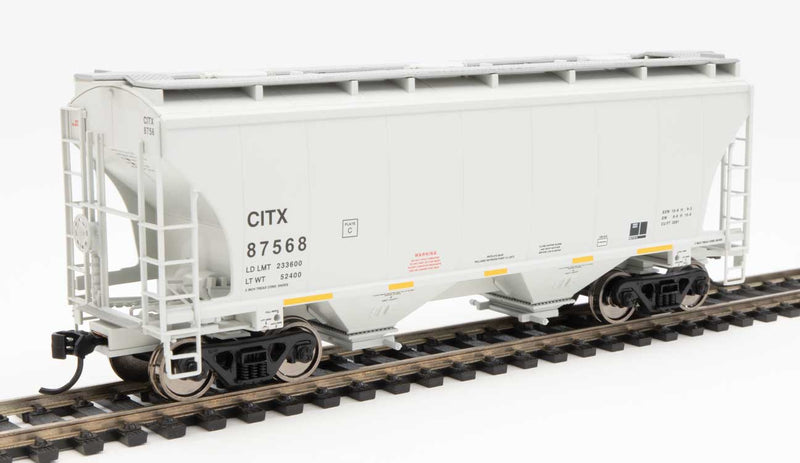 39' Trinity 3281 2-Bay Covered Hopper - Ready to Run -- CIT Group CITX #87568-1