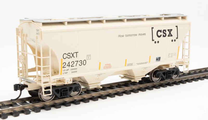 39' Trinity 3281 2-Bay Covered Hopper - Ready to Run -- CSX #242730-1